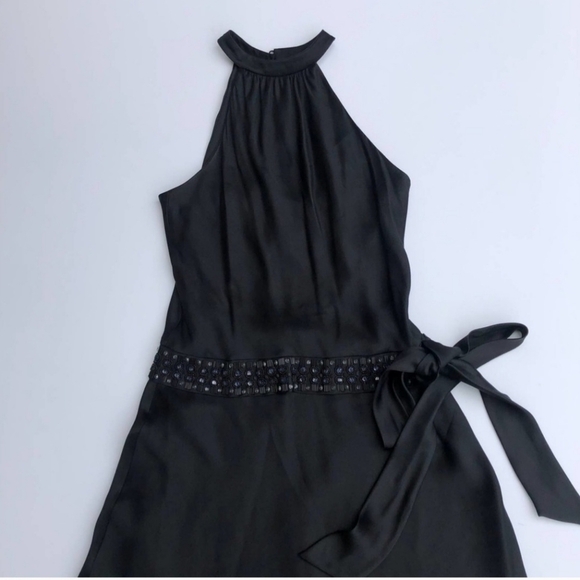 Anne Klein | Dresses | Anne Klein Silk Dress Embellished Black NWOT - Picture 4 of 9
